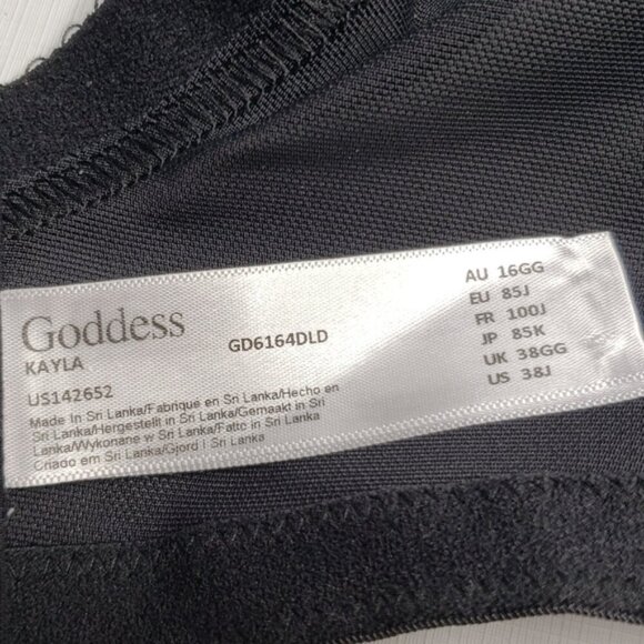 NWOT Goddess Kayla Bra Full Coverage Support Underwire Leopard Print 38J - Picture 11 of 14